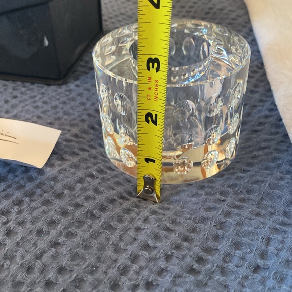 VINTAGE COLLECTIBLE NWB Oleg Cassini Crystal Bubble Votive Candle Holder - Picture 9 of 12